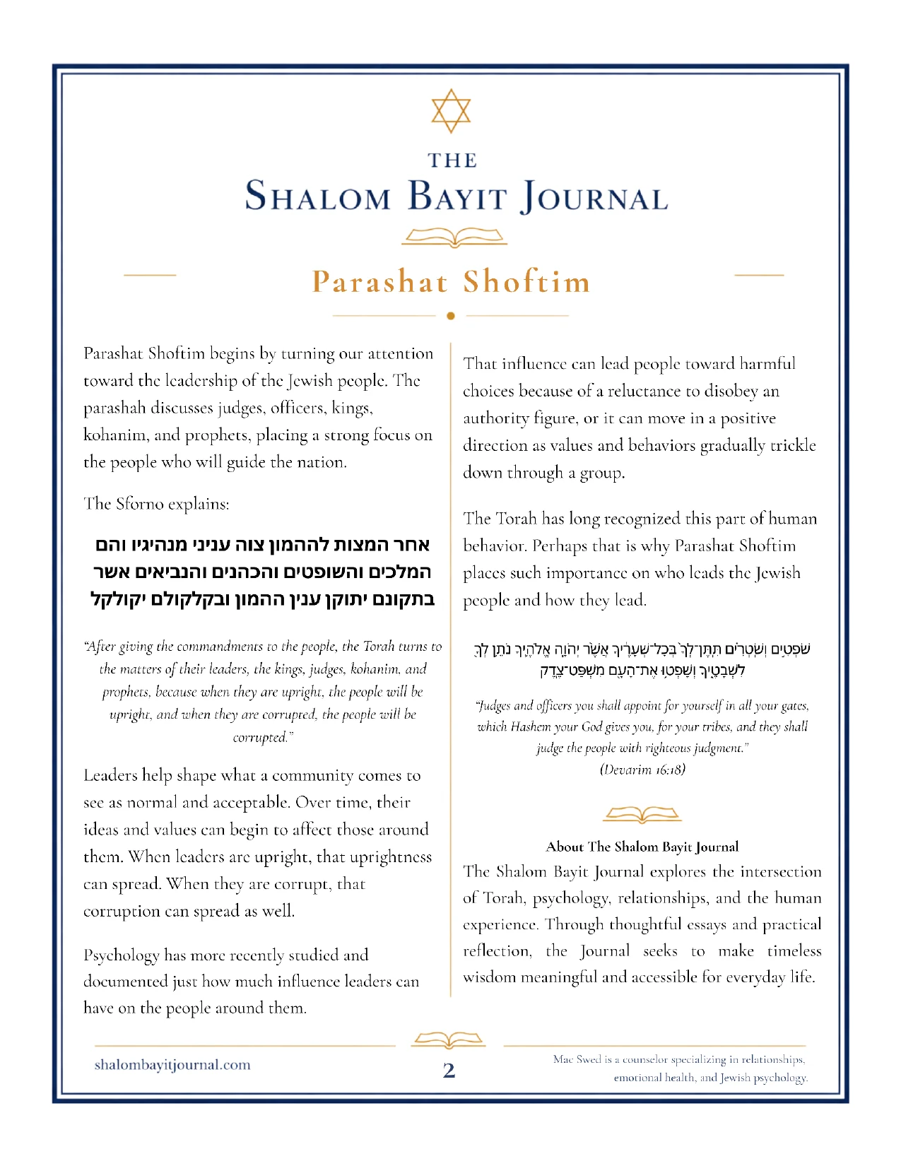 Leadership and Influence, page 2
